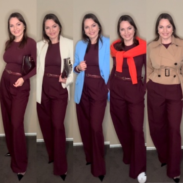 🍷 3 Chic Ways to Wear Burgundy Head-to-Toe (With Confidence)